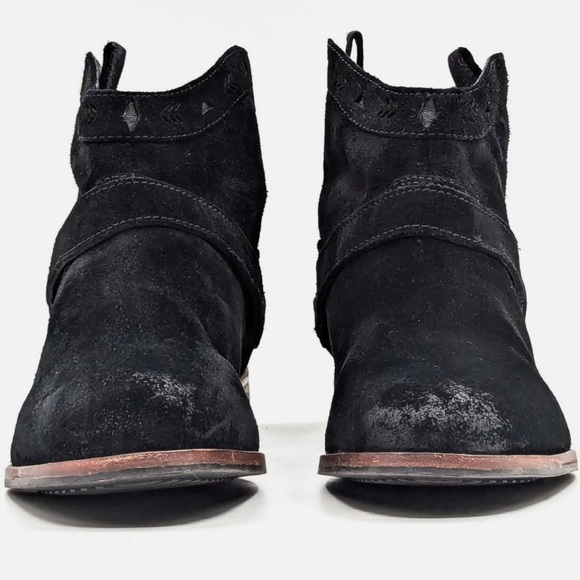 Ugg Austin Suede Leather Ankle Boots in Black - Picture 1 of 12